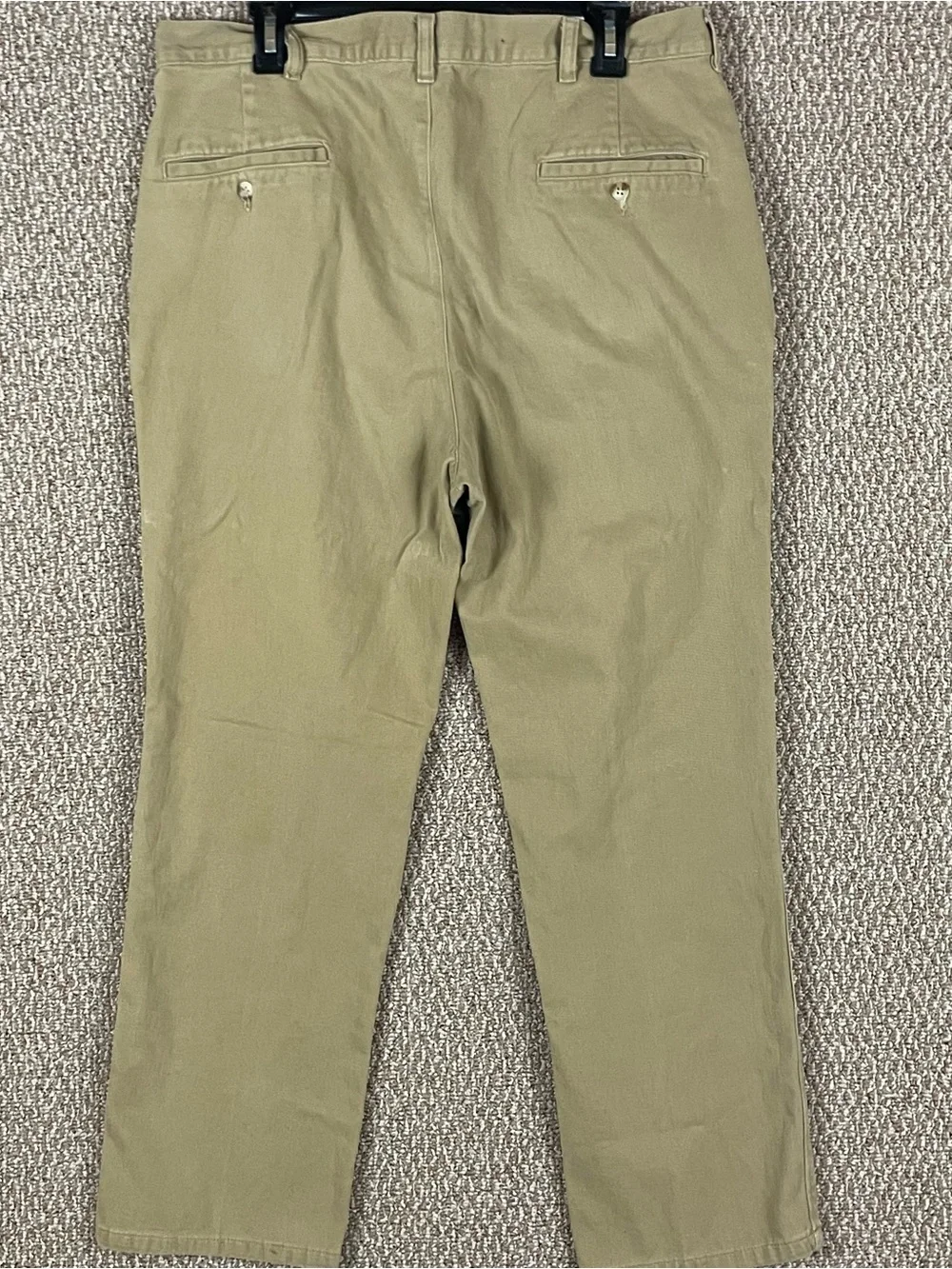 VTG Polo Ralph Lauren Pants Pleated Chino Pants Mens 34x27.5 Made In USA 90s 51